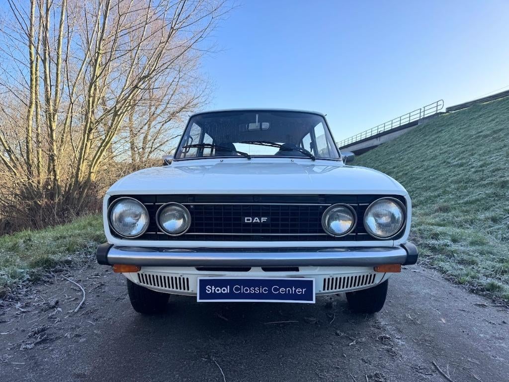 DAF 66 Marathon Combi 1975 unieke station met Variomatic, Auto's, Automaat, Zwart, Wit, Stationwagon