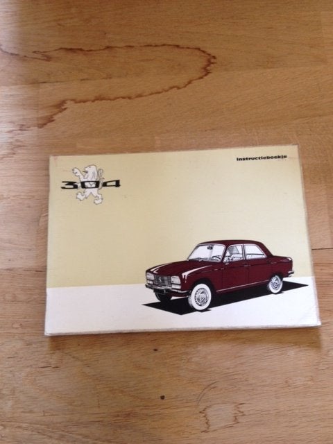 Peugeot 304      Instructieboekje     1973     NL, Ophalen of Verzenden