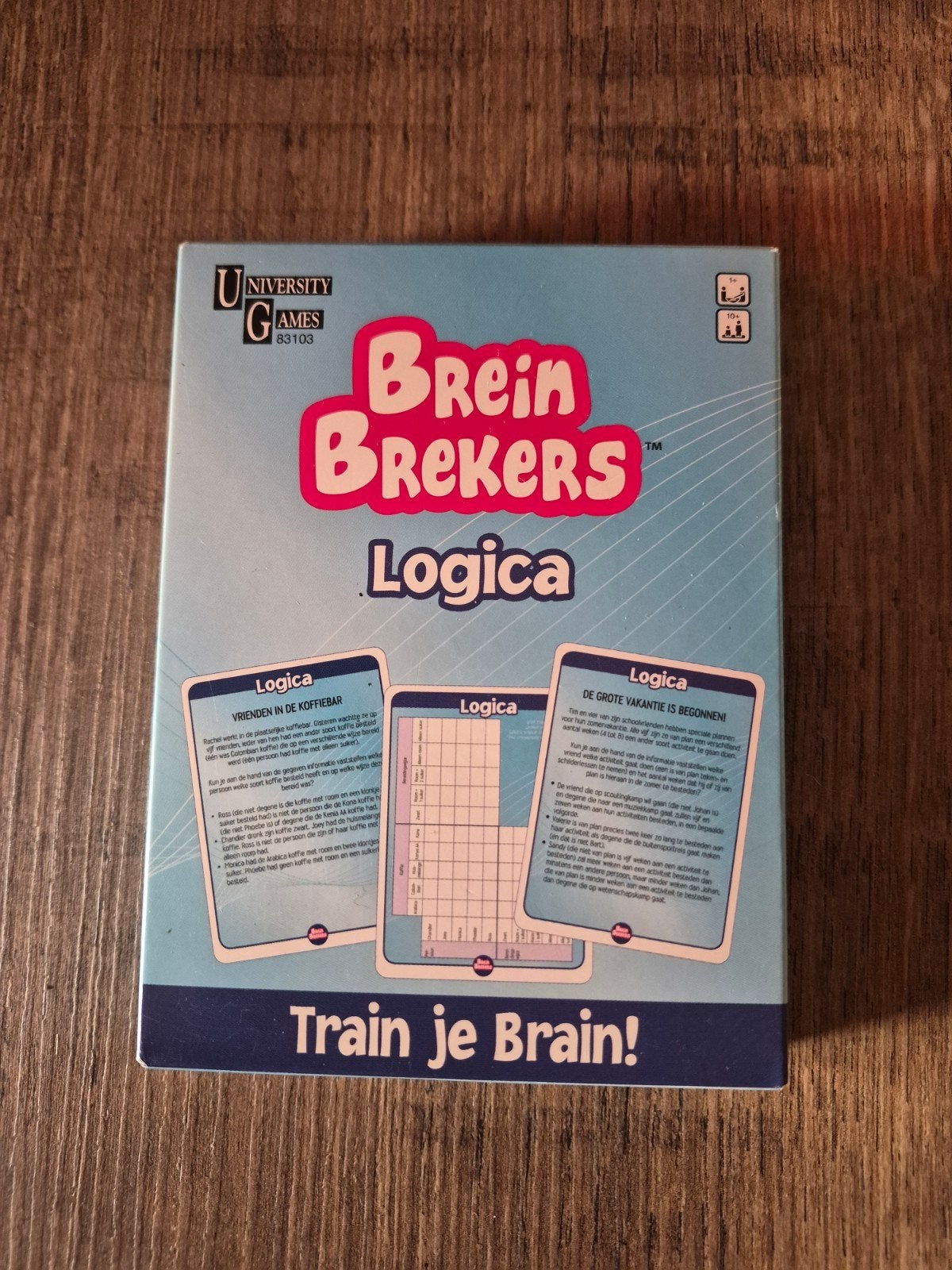 Brein Brekers Logica - Nieuwstaat, Ophalen of Verzenden, Nieuw, University Games