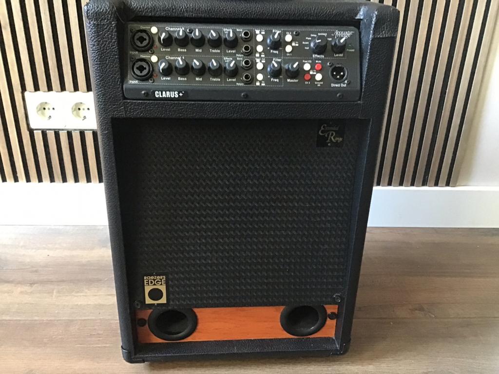 Acoustic image clarus + en Raezers edge speaker, Muziek en Instrumenten, Versterkers | Bas en Gitaar, Ophalen of Verzenden, Zo goed als nieuw