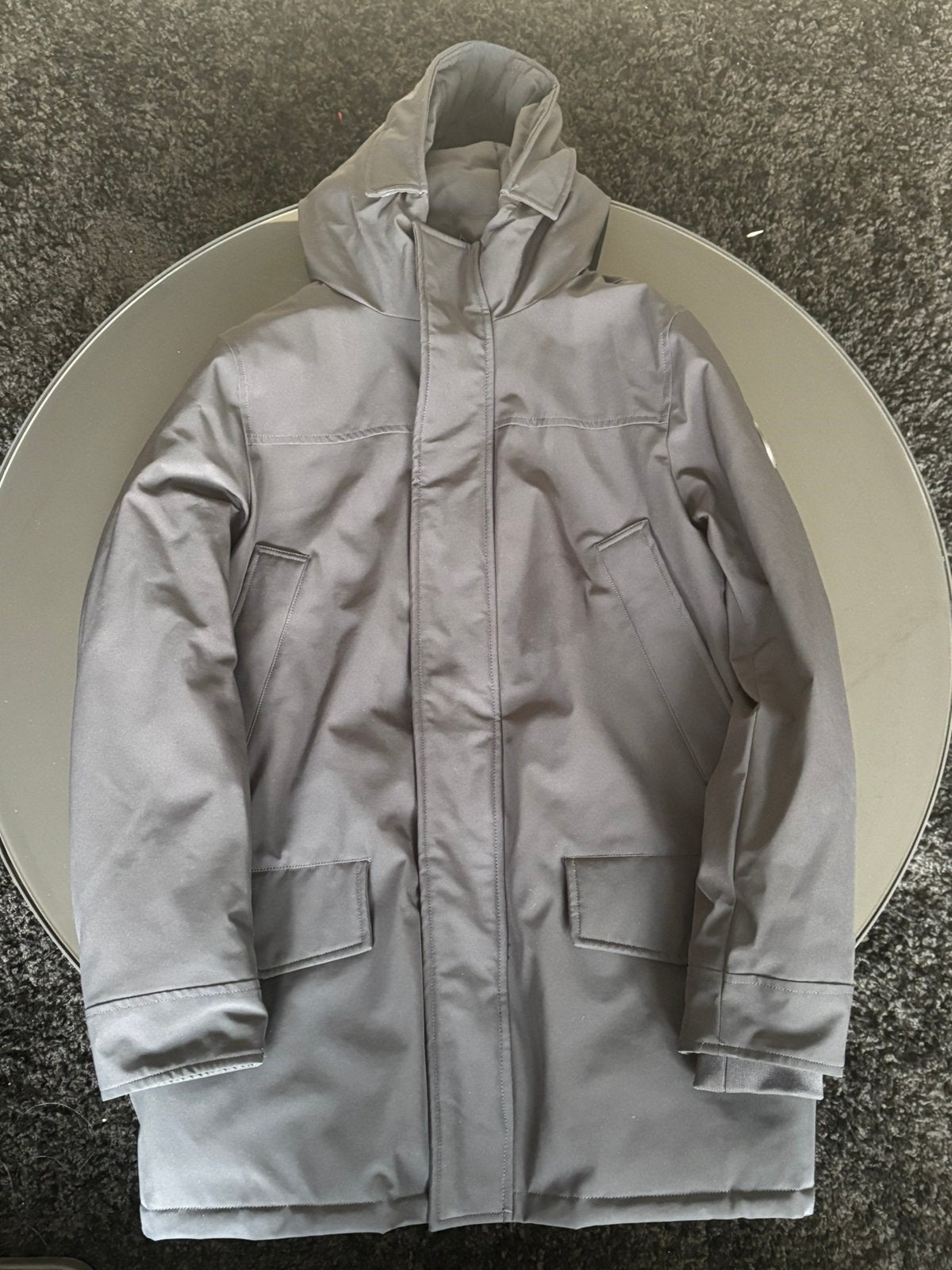 Airforce jas/parka donkerblauw maat M, Ophalen of Verzenden, Zo goed als nieuw, Blauw