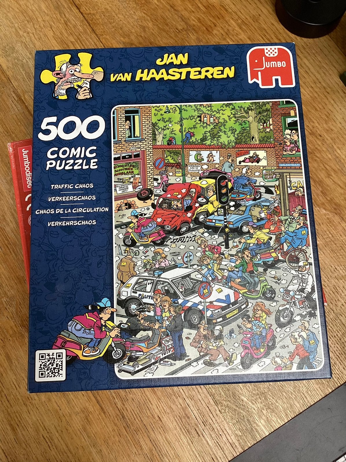 Jan van Haasteren 500 stukjes - Verkeerschaos, Hobby en Vrije tijd, Denksport en Puzzels, Ophalen of Verzenden, 500 t/m 1500 stukjes