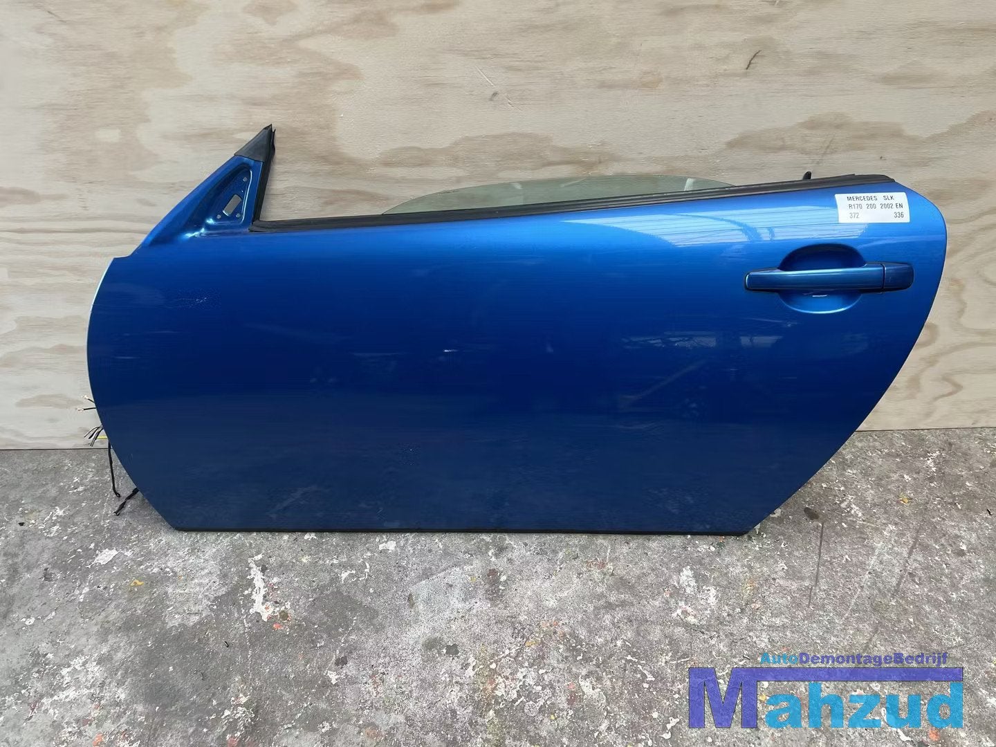 MERCEDES SLK R170 blauw 372 links deur portier 2000-2004, Auto-onderdelen, Gebruikt, Mercedes-Benz AG, Deur, Mercedes-Benz