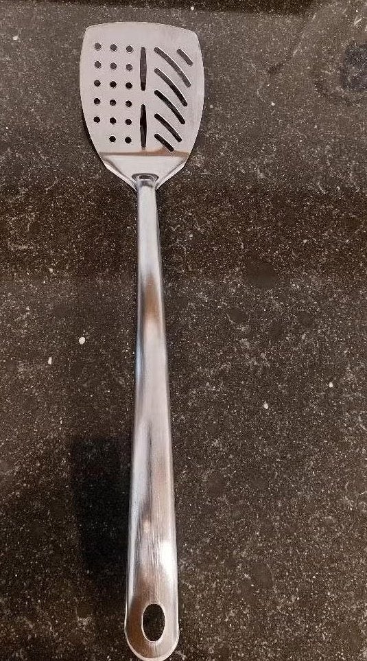 Spatel barbecue RVS groot, Ophalen, Nieuw