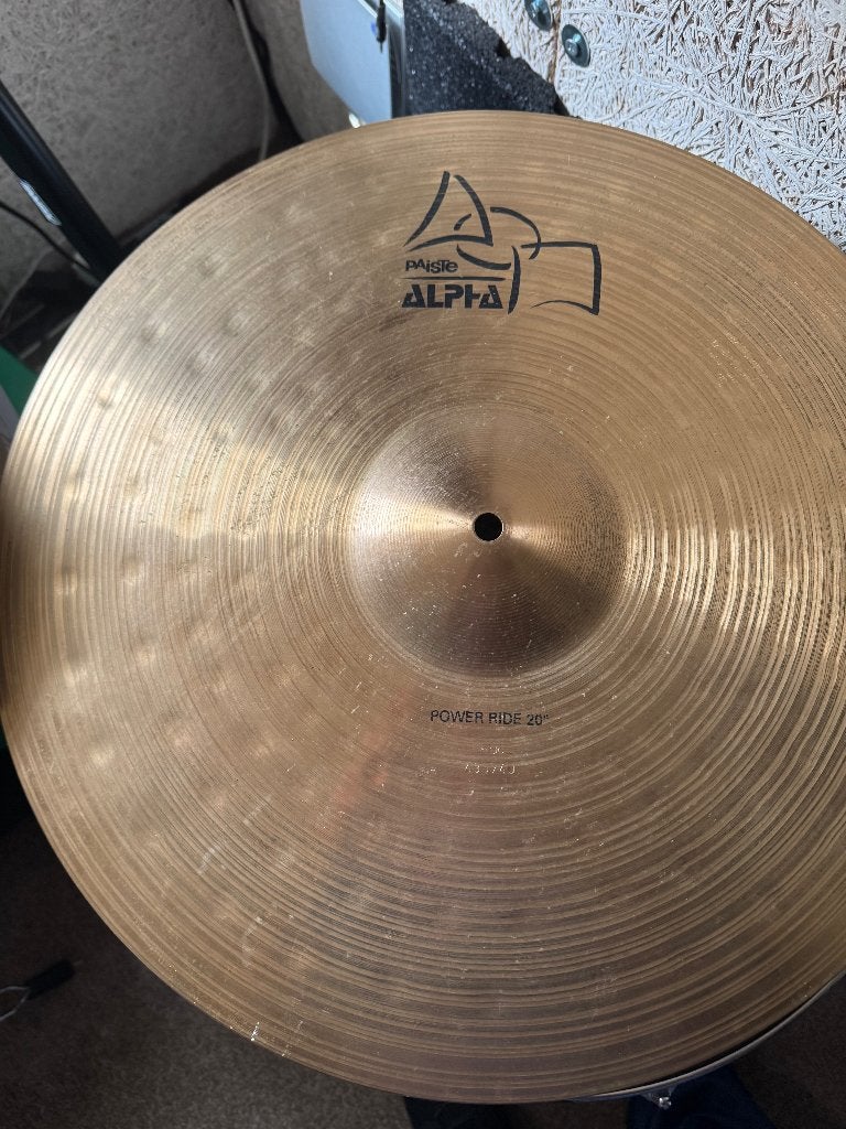 paiste power ride 20", Ophalen of Verzenden, Gebruikt, Overige merken