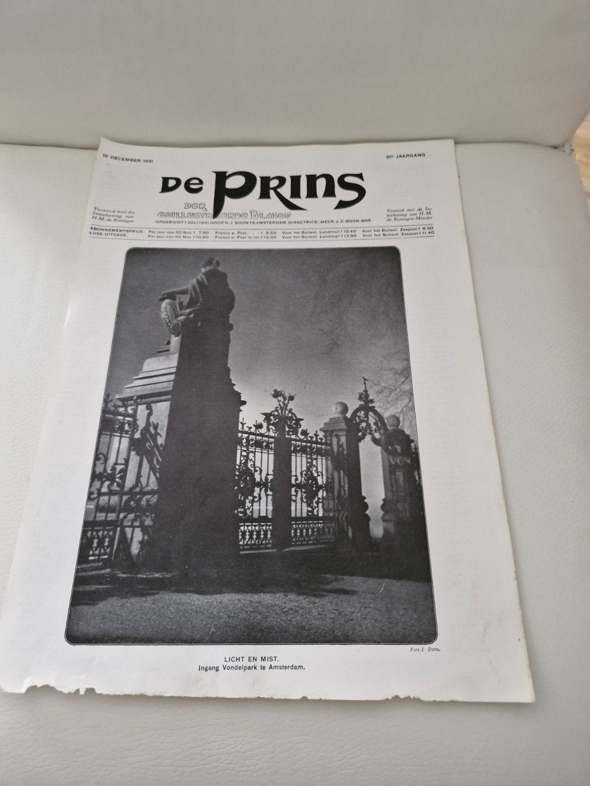 Voorblad van De Prins - 19 december 1914, Ophalen of Verzenden