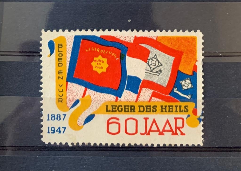 Sluitzegel Leger Des Heils #3, Postzegels en Munten, Verzenden, Na 1940, Gestempeld