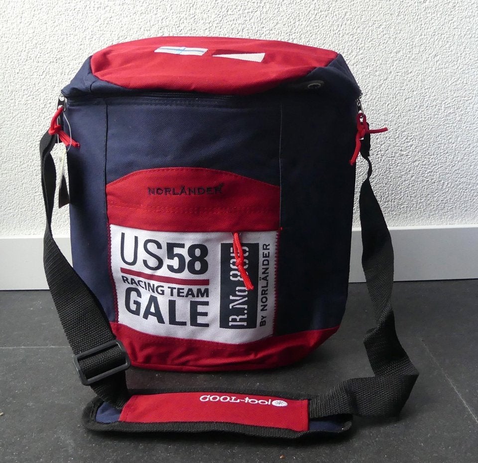 Norländer tas koeltas US58 Racing Team Gale blauw rood NIEUW, Sieraden, Tassen en Uiterlijk, 20 tot 30 cm, Blauw, Minder dan 40 cm