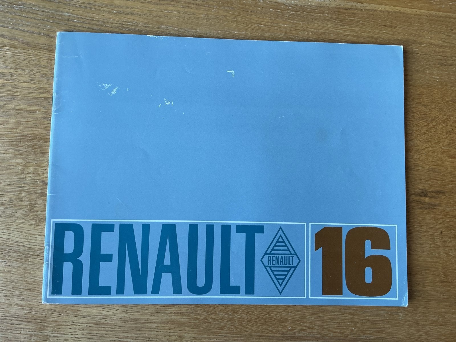 Renault 16 brochure - Origineel uit de jaren '70, Ophalen of Verzenden, Zo goed als nieuw, Renault