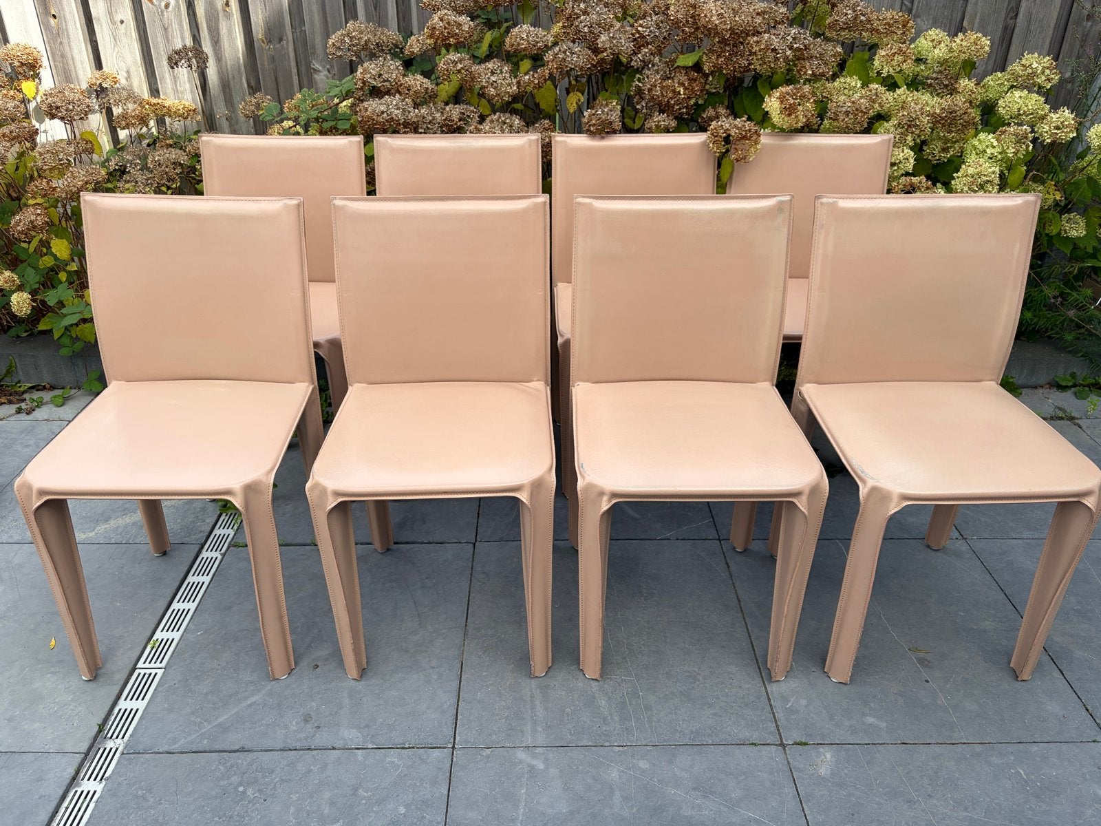 8 Vintage Arper Italy Design Stoelen (Cassina Mario Bellini), Ophalen