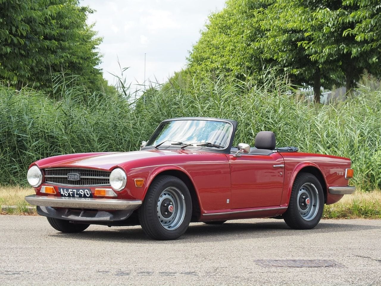 Triumph TR6, TR6, Zwart, Cabriolet, Bedrijf