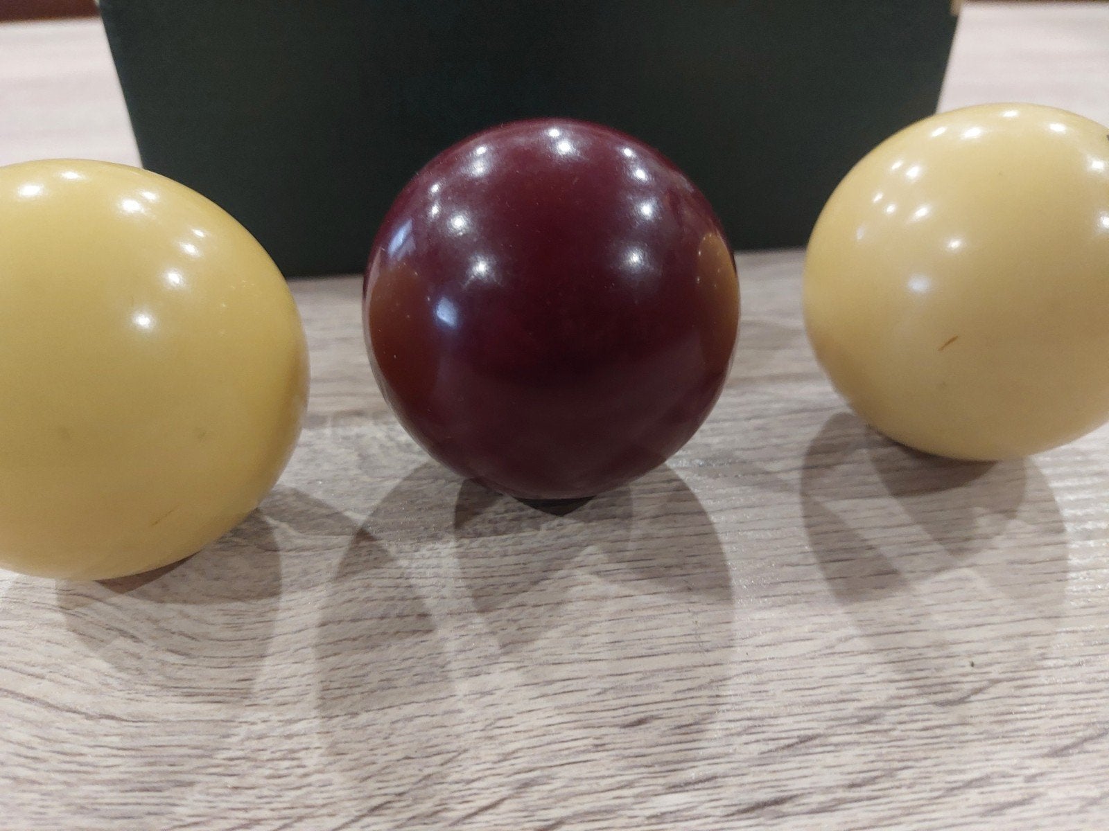 vintage set Super Aramith biljartballen, Sport en Fitness, Ophalen of Verzenden, Gebruikt, Keu of Ballen