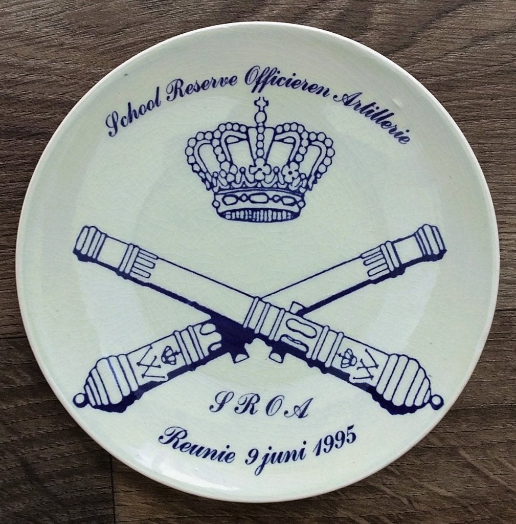 1995 Artillerie Militair Bord Reserve Officieren Landmacht, Nvt., Ophalen of Verzenden, Kunstobject, Nederland