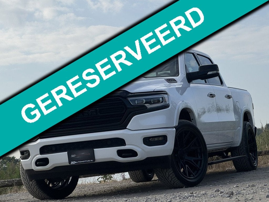 Dodge Ram 1500 LIMITED 5.7L V8, LAGE BIJTELLING, 1E EIG, LUC, Auto's, Automaat, Gebruikt, 5654 cc, Wit