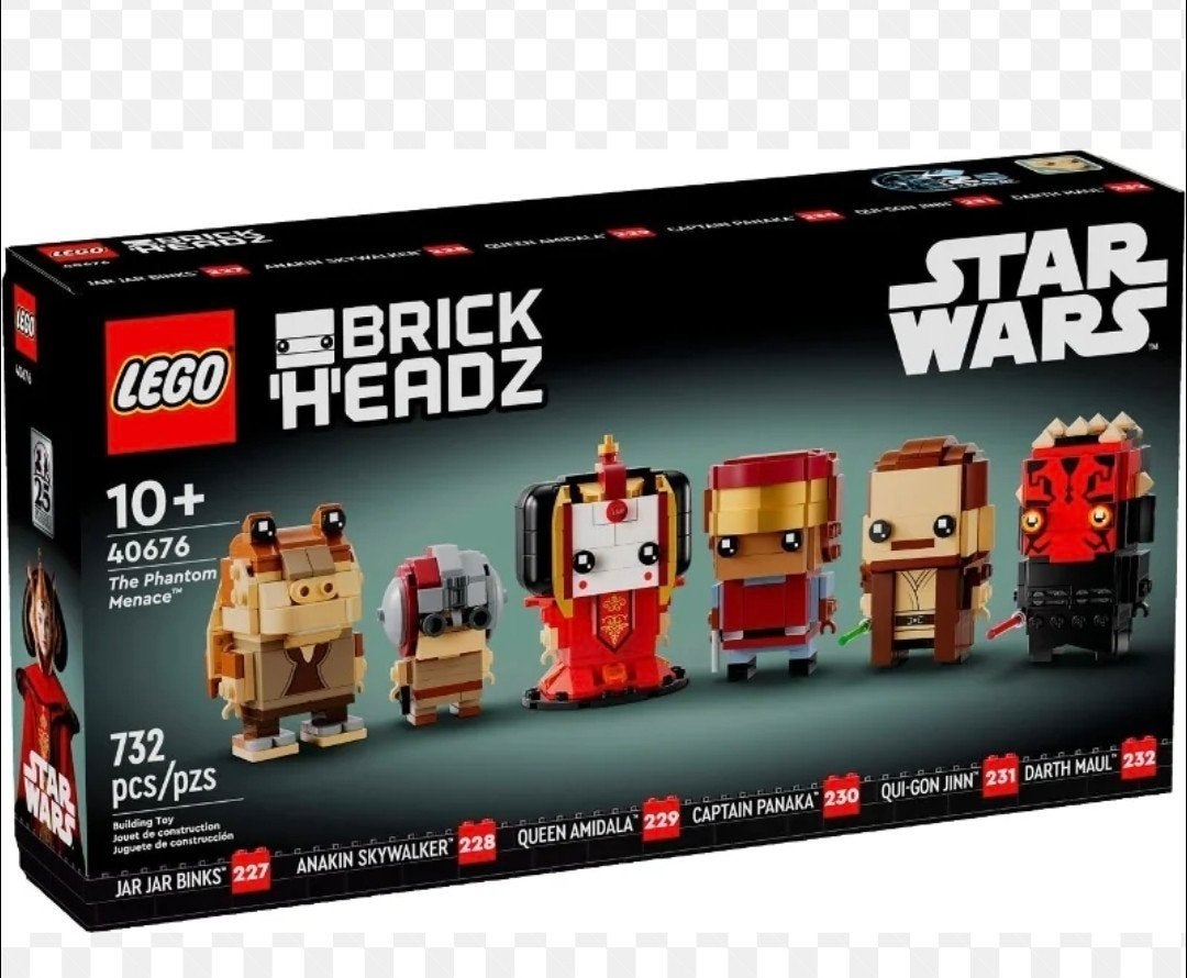 LEGO BrickHeadz Star Wars: The Phantom Menace 40676, Ophalen of Verzenden, Nieuw, Overige merken