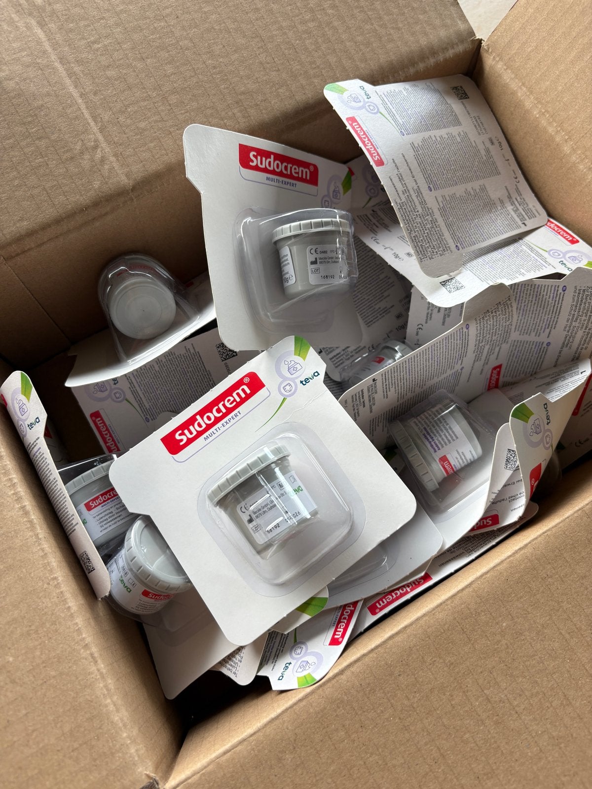 Proefverpakkingen Sudocrem Multi-Expert 20 stuks van 10 gram, Overige merken, Overige typen, Nieuw, Ophalen of Verzenden