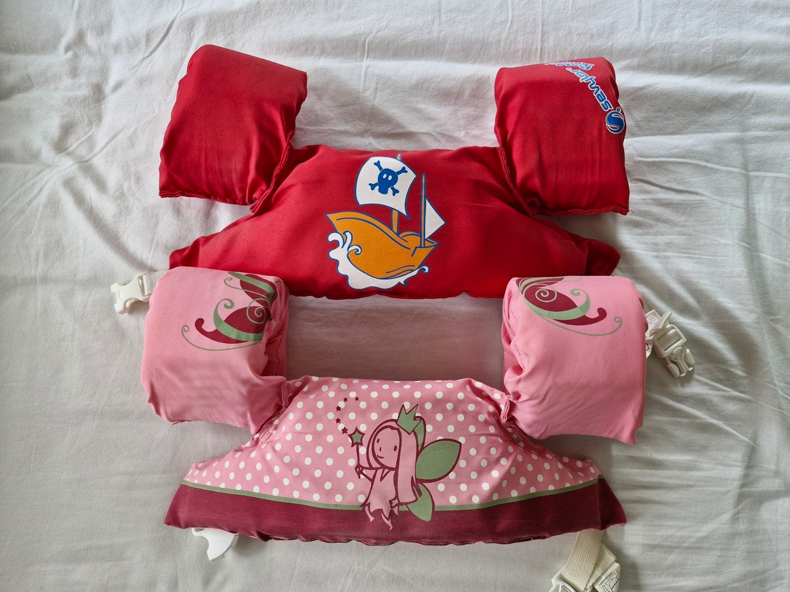 2x Sevylor puddle jumper (15-30 kg), in zeer goede staat, Jongen of Meisje, One size, Ophalen of Verzenden, Zo goed als nieuw