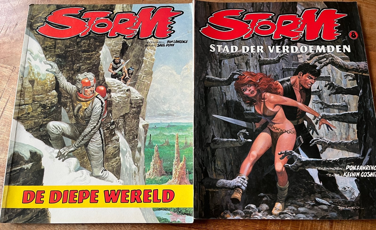 Storm stripboeken: De Diepe Wereld & Stad der Verdoemden, Meerdere stripboeken, Ophalen of Verzenden, Gelezen