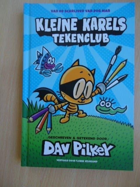 Kleine Karels tekenclub, Dave Pilkey, Eén stripboek, Ophalen of Verzenden, Zo goed als nieuw