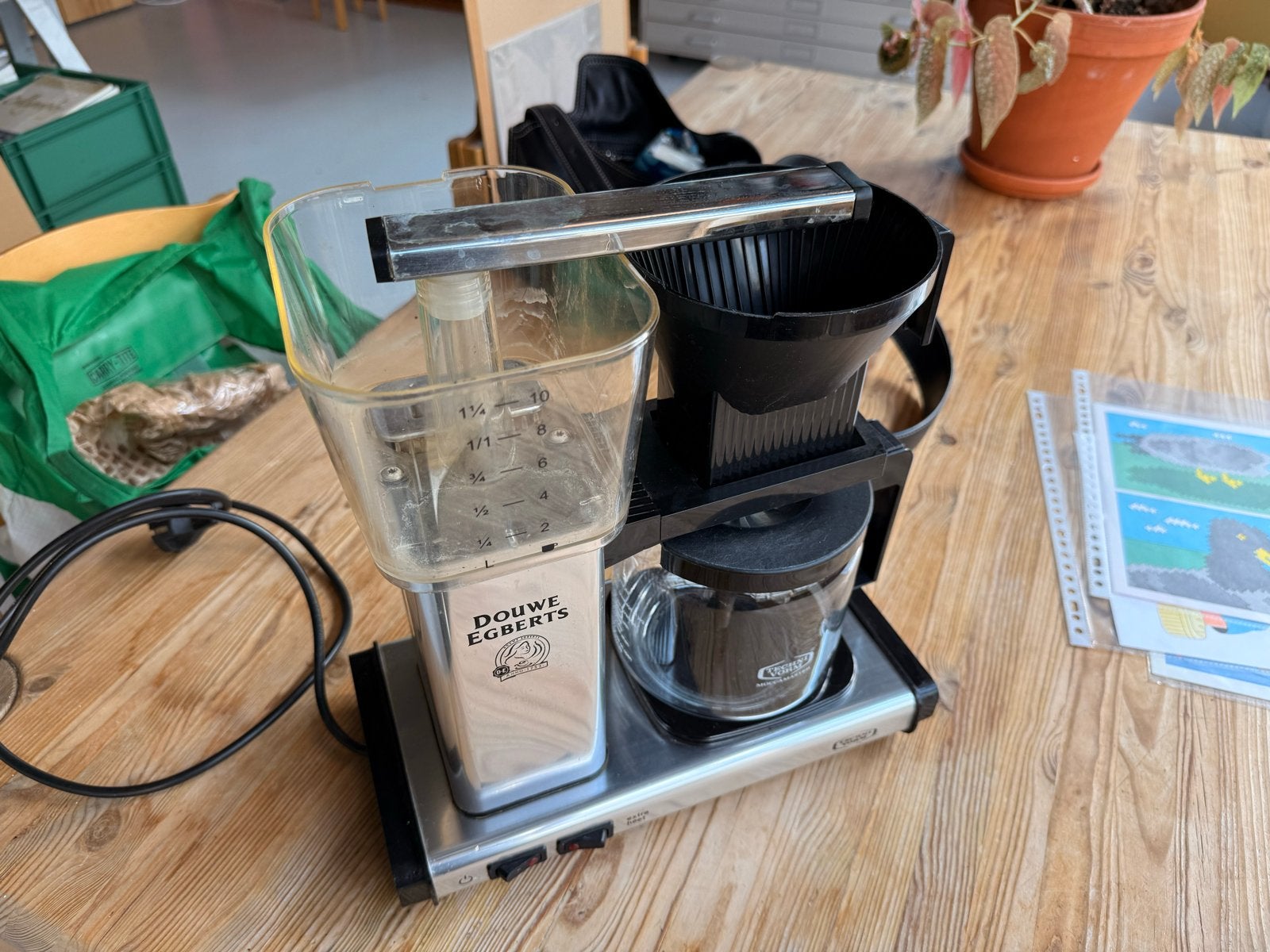 Douwe Egberts Technivorm Moccamaster koffiezetapparaat, Ophalen, Gebruikt, 10 kopjes of meer, Koffiemachine
