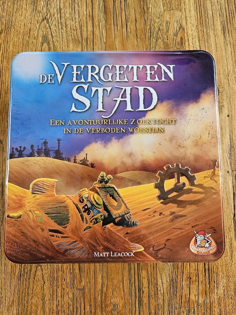 Spel ' de Vergeten Stad' nieuw, Hobby en Vrije tijd, Gezelschapsspellen | Bordspellen, Vijf spelers of meer, Ophalen of Verzenden