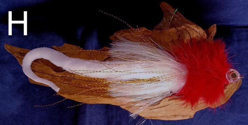 Set A van 6 Originele Magnum Dragon Tail snoekstreamers, Ophalen, Nieuw, Complete set