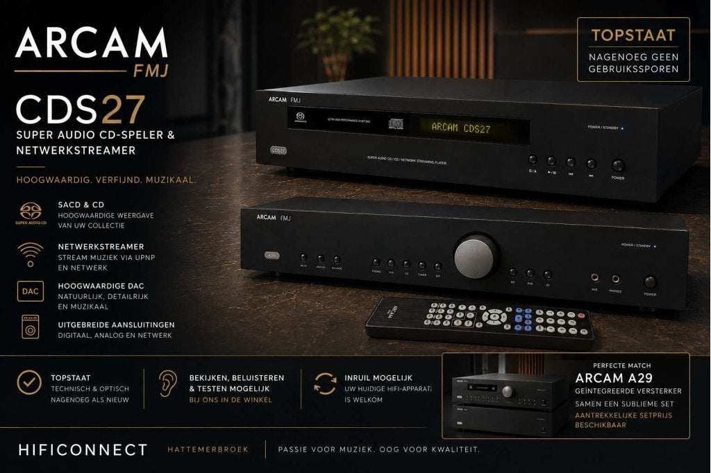 Arcam CDS27 – Super Audio CD-speler & Netwerkstreamer | Top!, Ophalen of Verzenden, Niet ingevuld, Niet ingevuld, Niet ingevuld