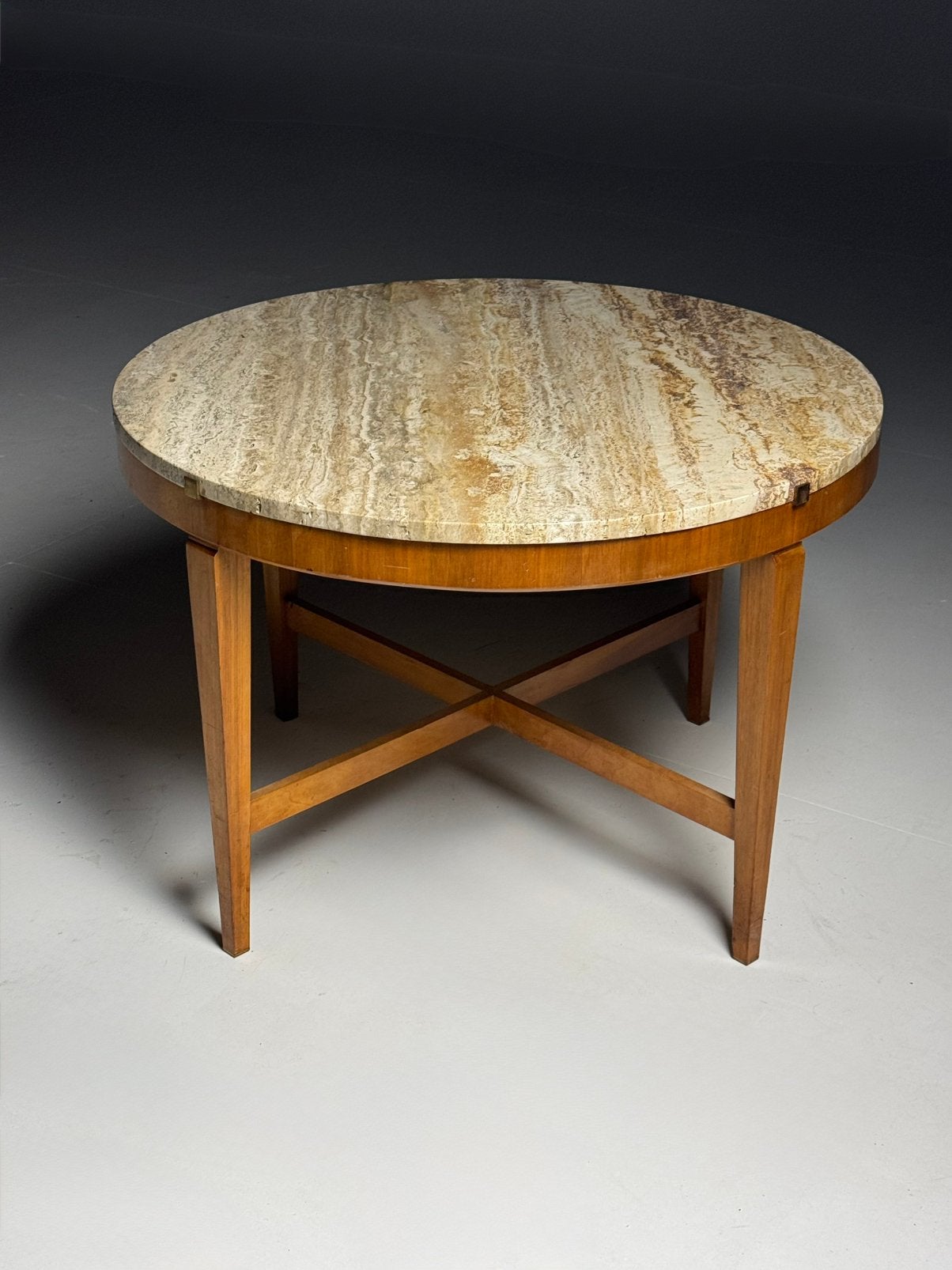 Salontafel travertin vintage