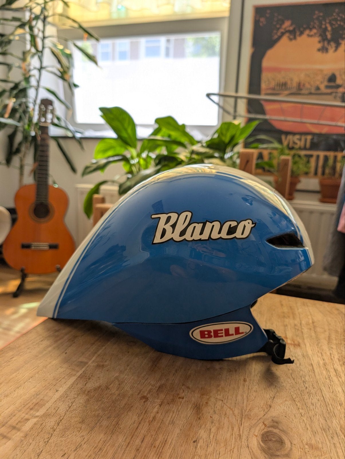 Triatlon Tijdrit Helm - Blanco Edition, Fietsen en Brommers, Fietsaccessoires | Fietshelmen, Gebruikt, Heer of Dame, Overige maten