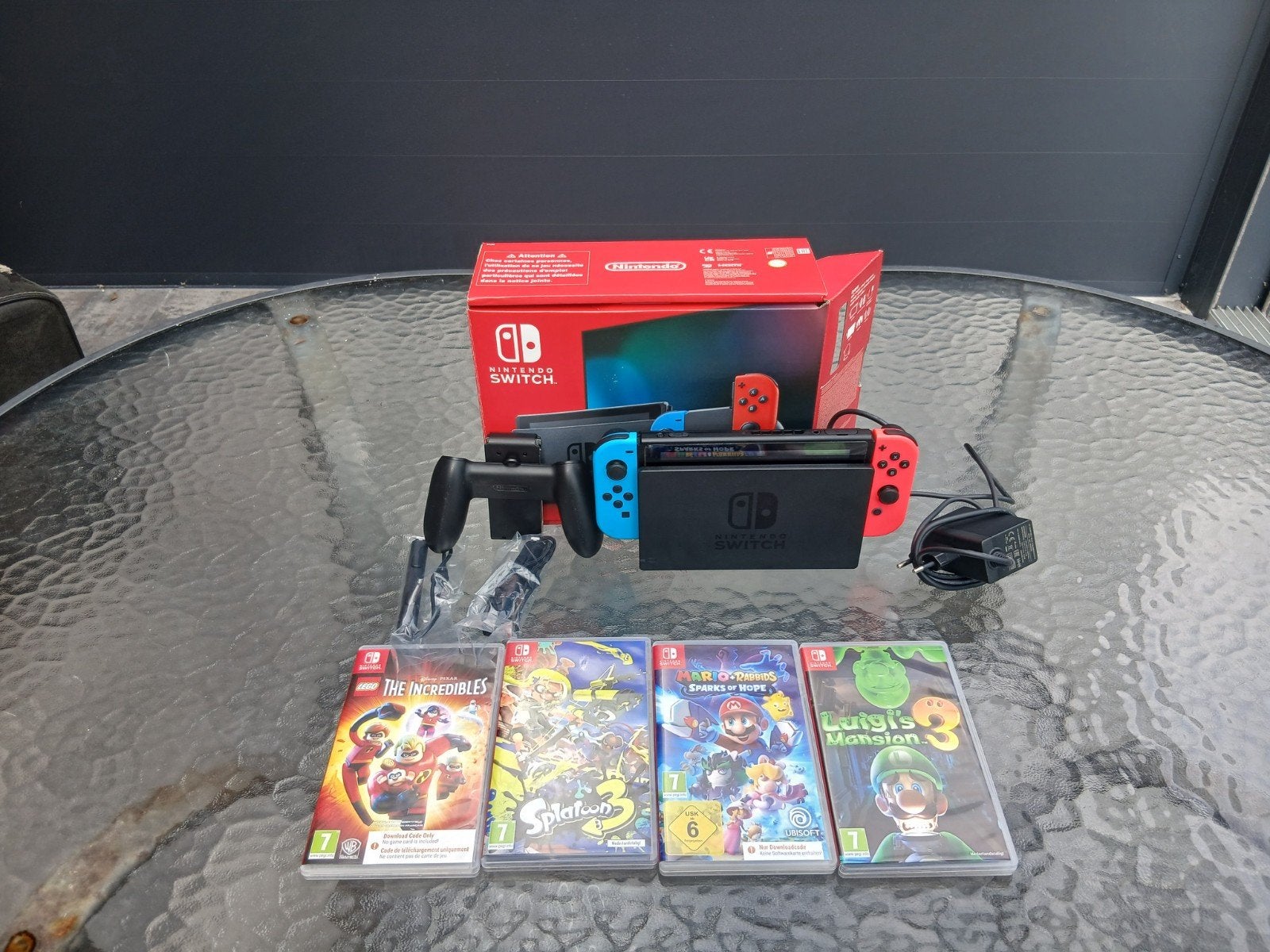 Nintendo Switch Compleet met 4 Games - Perfecte Staat, Spelcomputers en Games, Spelcomputers | Nintendo Switch, Zo goed als nieuw