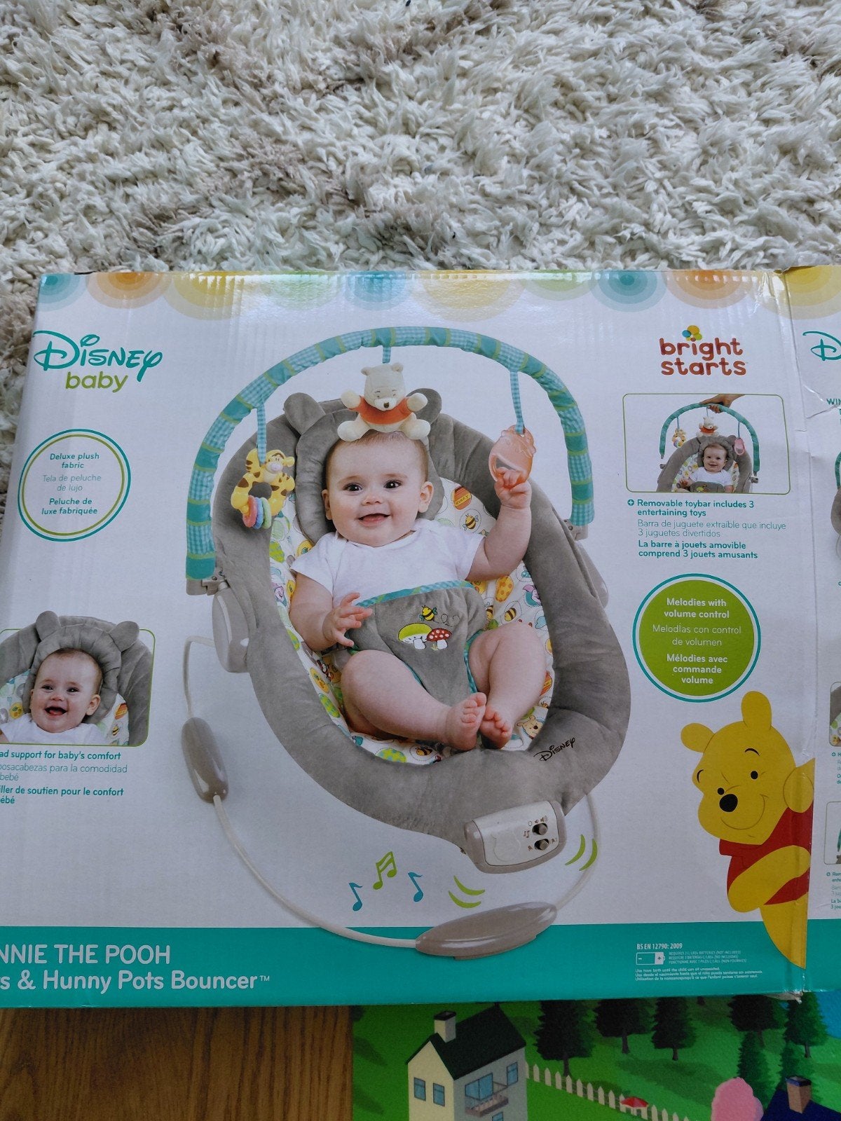 Disney baby bouncer, Ophalen