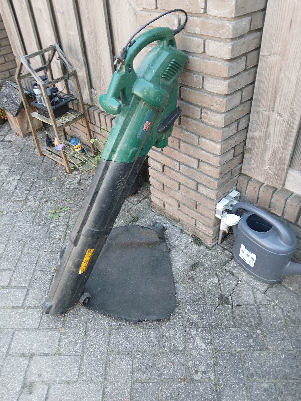 Bladblazer / Zuiger Top Craft - Werkt perfect!, Tuin en Terras, Bladblazers, Ophalen, Gebruikt, Met opvangzak, Handgedragen