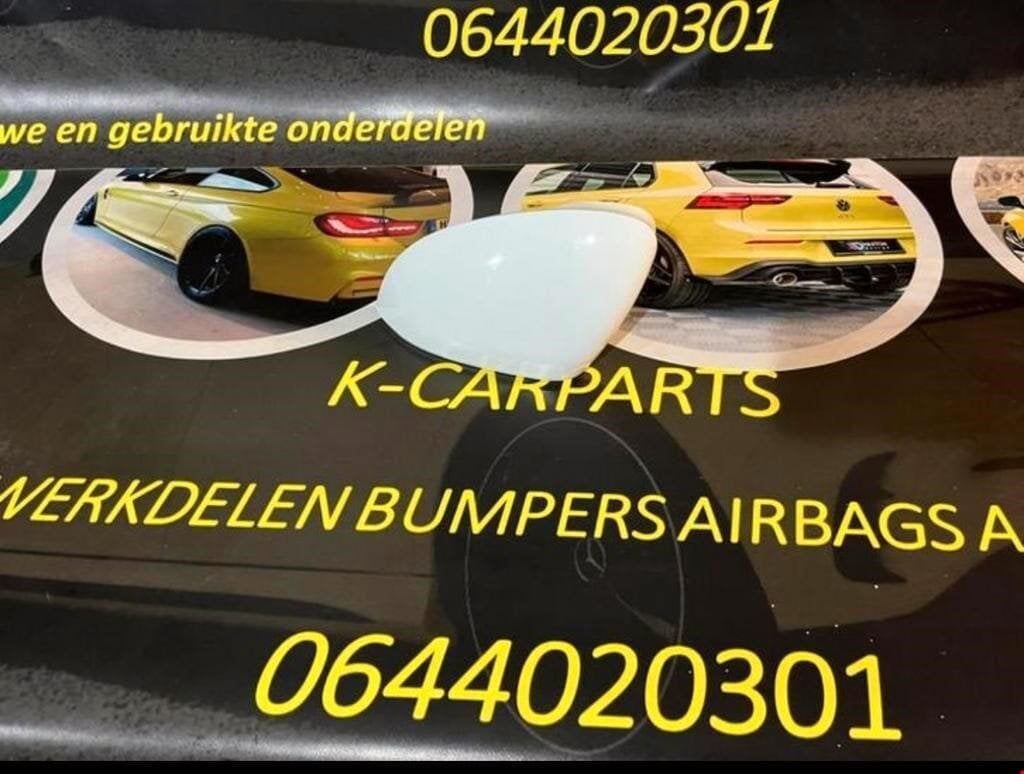 Vw Golf 7 spiegel kap wit rechts origineel 2013/2020, Info@fabrikant.eu, Ophalen of Verzenden, Fabrikant BV, Gebruikt