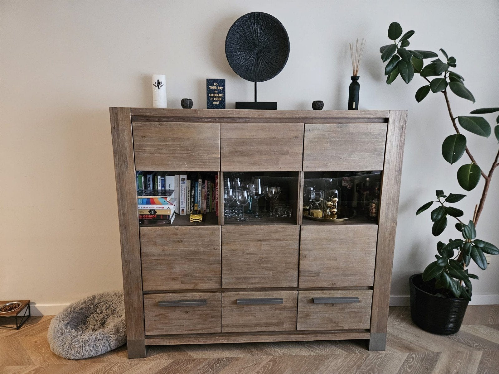 Complete Henders & Hazel Woonkamer Set – Dressoir, TV-meubel, Ophalen, Zo goed als nieuw, 25 tot 50 cm, 150 tot 200 cm
