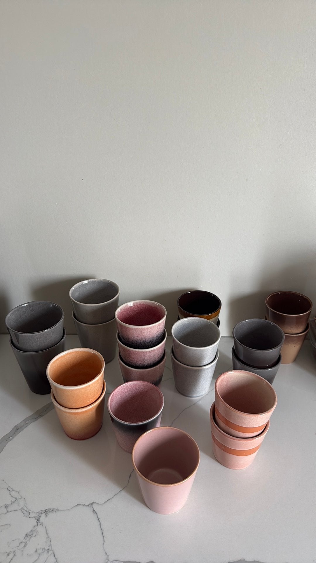 Studio Tavola 70s mokken, 21 stuks, 200 ml en 310 ml, Overige merken, Keramiek, Nieuw, Overige stijlen