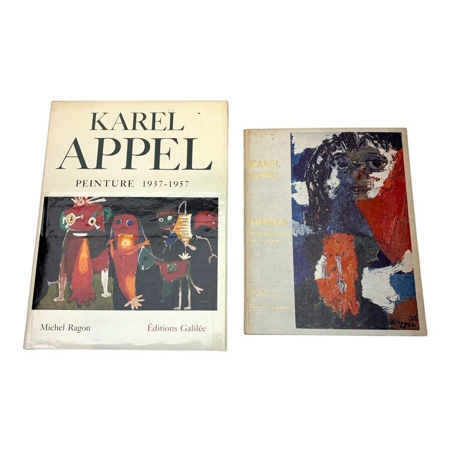 Twee boeken Karel Appel, Ophalen of Verzenden, Gelezen, Schilder- en Tekenkunst