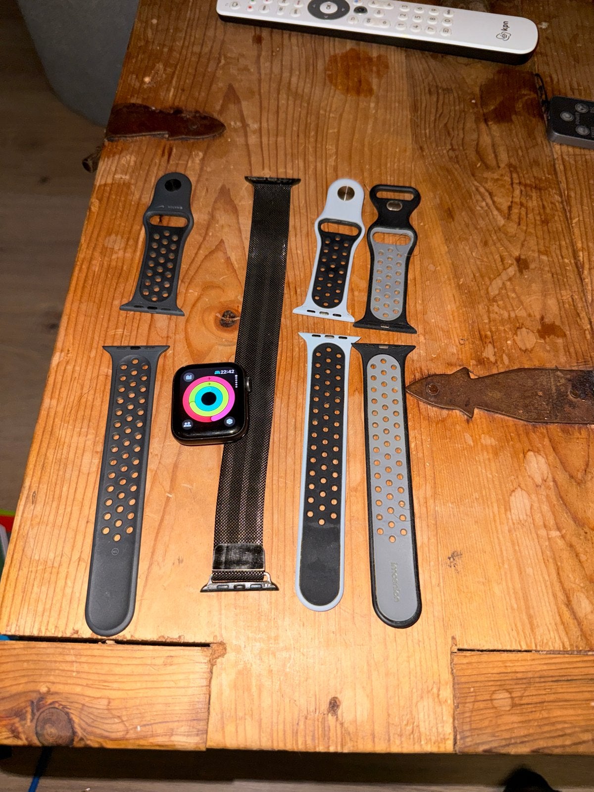 Apple Watch Series SE (2022)Nike met diverse bandjes M/L, Ophalen, Gebruikt, Hartslag, Zwart