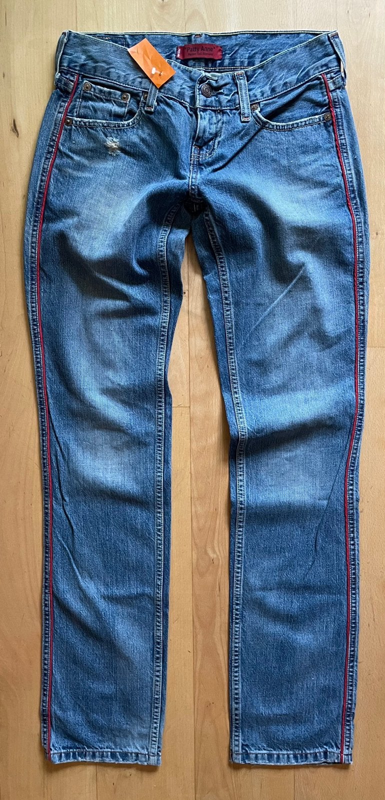 Levi’s Patty Anne Square Cut Slim Leg Vintage jeans W27 L34, Kleding | Dames, Ophalen of Verzenden, Blauw, W27 (confectie 34) of kleiner