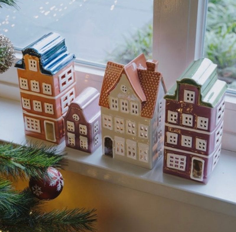 Gezocht: Zeeman huisjes voor waxinelichtjes, Ophalen, Gebruikt, Meerkleurig, Overige stijlen