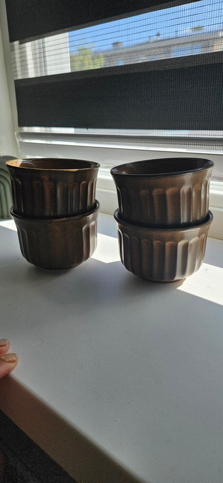 vintage koffie/ theemokken west germany, Huis en Inrichting, Ophalen of Verzenden