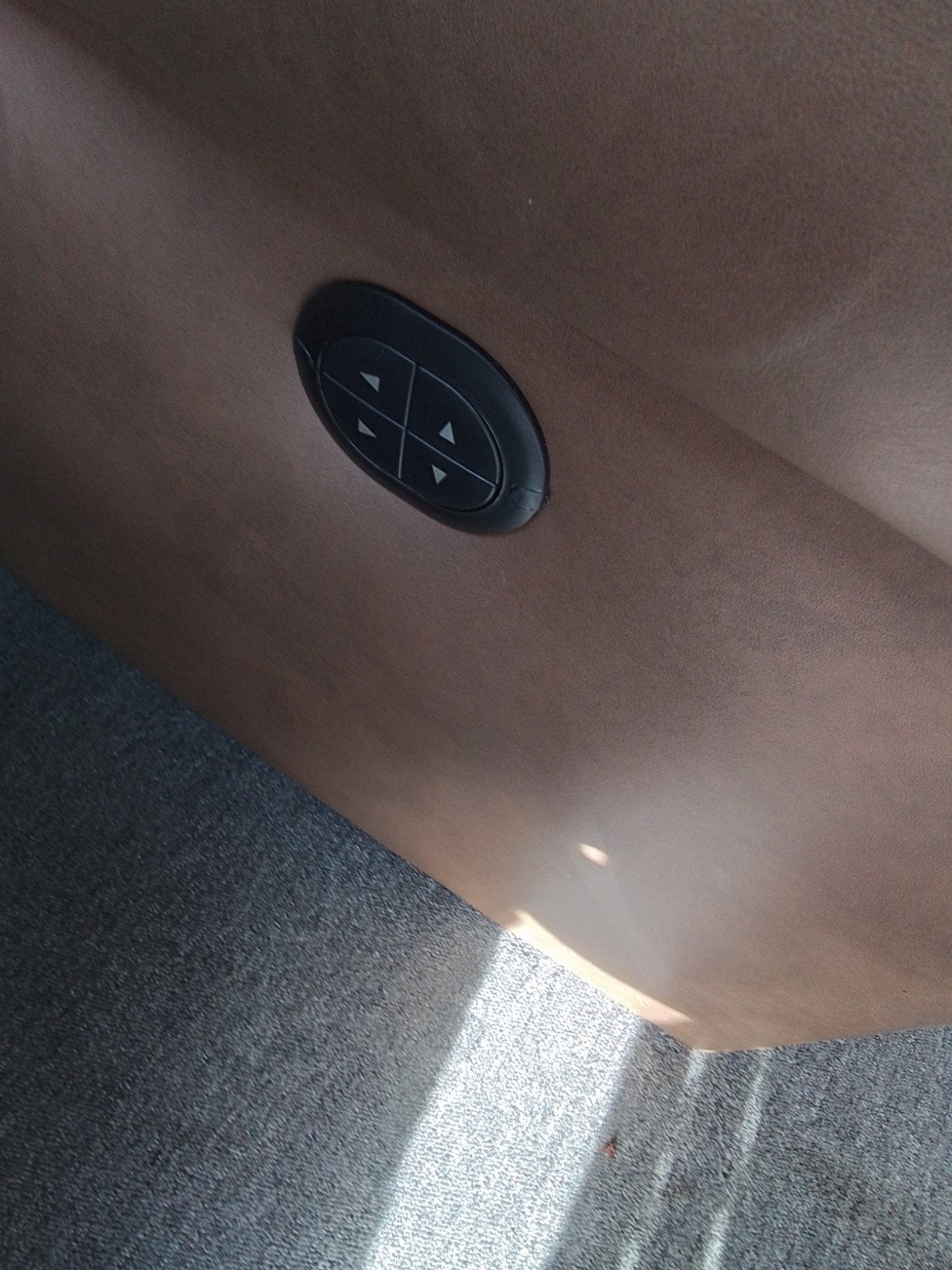 Bruine leren relaxfauteuil met elektrische bediening, Ophalen, Gebruikt, Bruin, Modern, Comfort