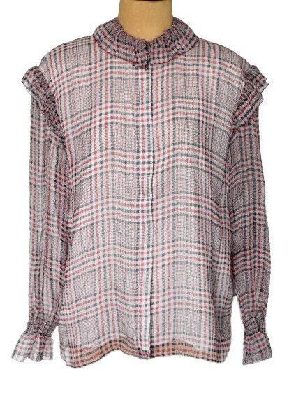 Designers Remix doorschijnende blouse, Mt. 36 / S, Overige kleuren, Verzenden, Zo goed als nieuw, Maat 36 (S)