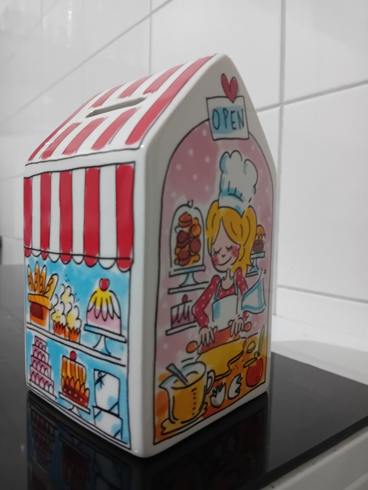 Blond Amsterdam Spaarpot. Nieuw!, Verzamelen, Ophalen, Nieuw, Steen, Aardewerk of Keramiek, Overige thema's