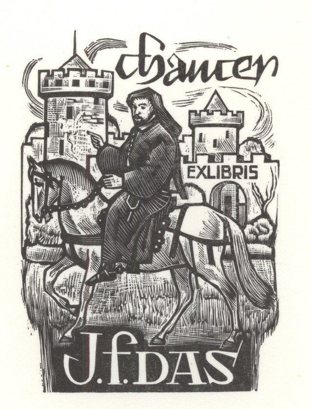 0557 Ex Libris Nederland : Jan Battermann, 1972, Verzenden, Ex libris