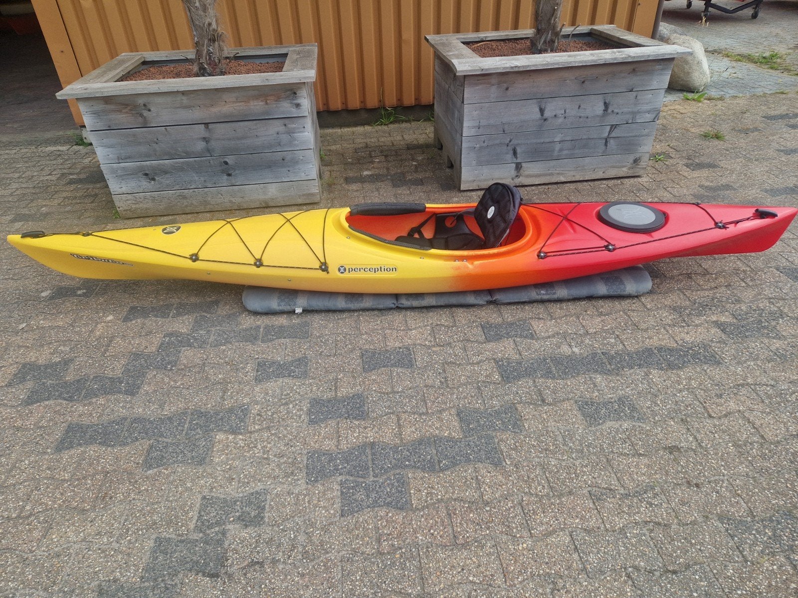 Perception Tribute 12.0 De Luxe €595, Watersport en Boten, Kajaks, Zo goed als nieuw, 1-persoons, Ophalen