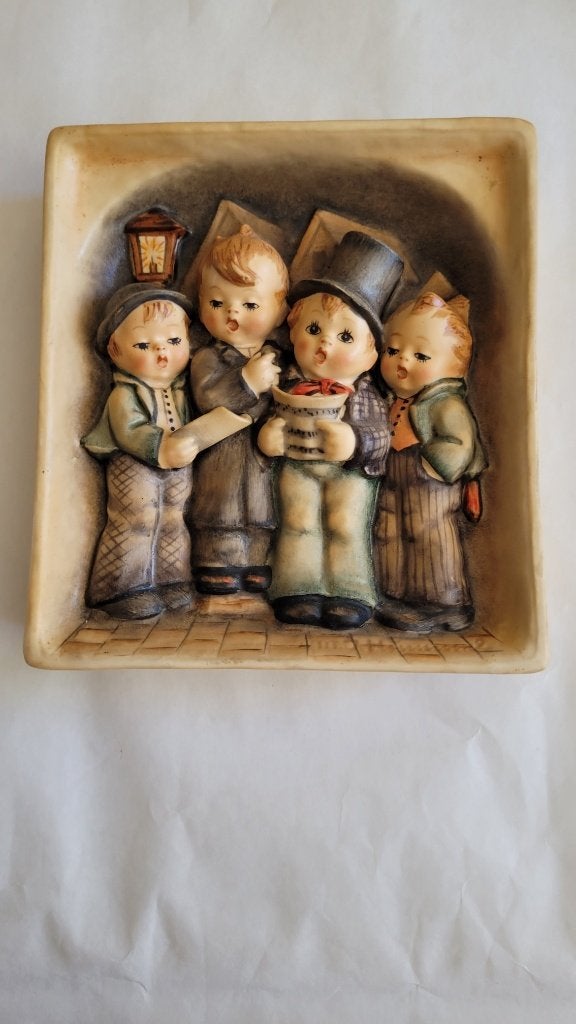 Hummel Goebel Het kwartet wandplaquette, Ophalen of Verzenden, Gebruikt, Hummel