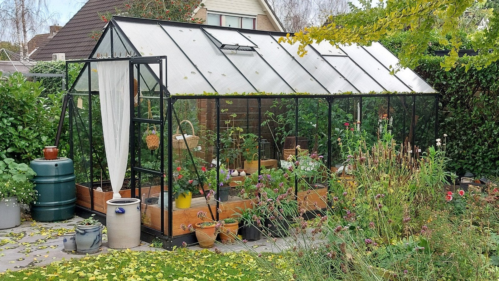 Lykke  Kweekkas frame zonder glas en fundering, Polycarbonaat, Kweekkas, Ophalen of Verzenden, Zo goed als nieuw