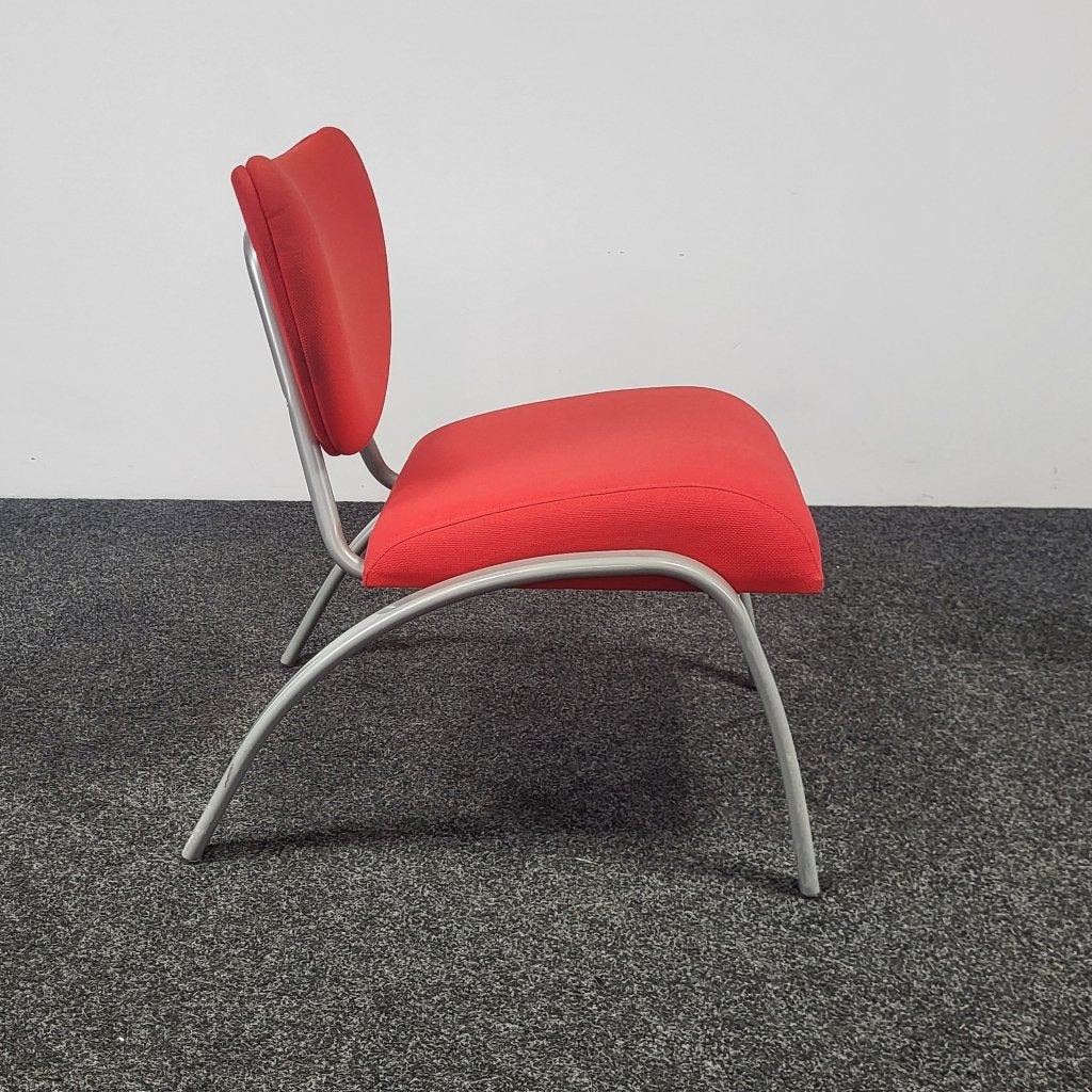 Lage fauteuil Smile  | Rood 26352, Ophalen, Gebruikt, 75 tot 100 cm, Stof