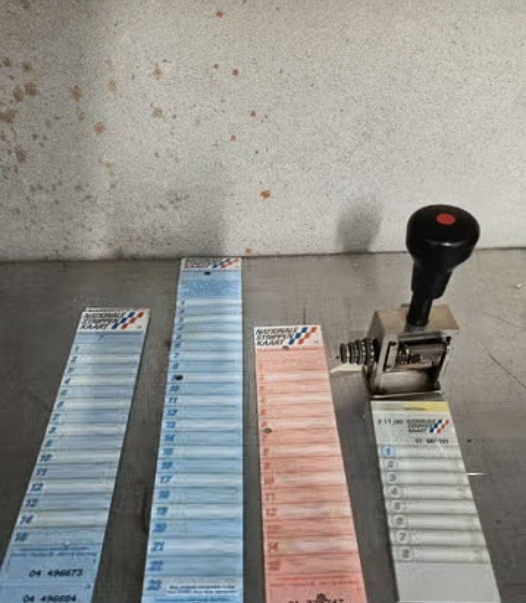 GVB originele stempel met toebehoren, Ophalen of Verzenden, Gebruikt