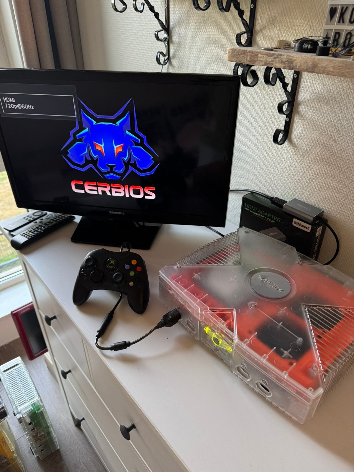 Microsoft Xbox Crystal 2TB Cerbios Recapped Insignia, Spelcomputers en Games, Spelcomputers | Xbox Original, Ophalen of Verzenden